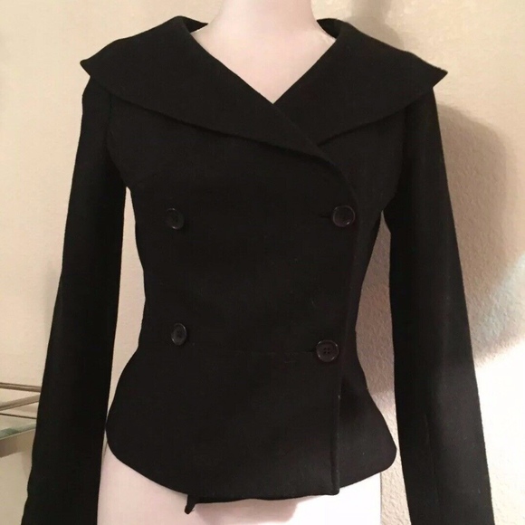 Marc Jacobs Jackets & Blazers - Marc Jacobs black Wool Jacket Collar GUC cashmere